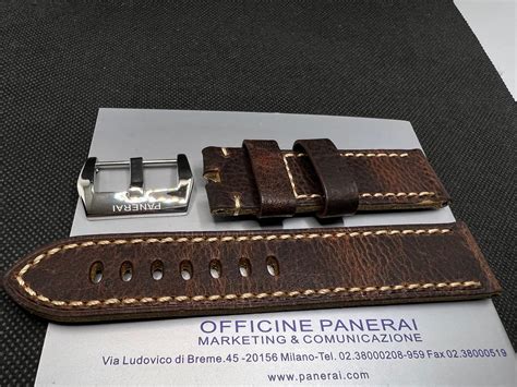 panerai luminor vintage strap|officine panerai watch straps.